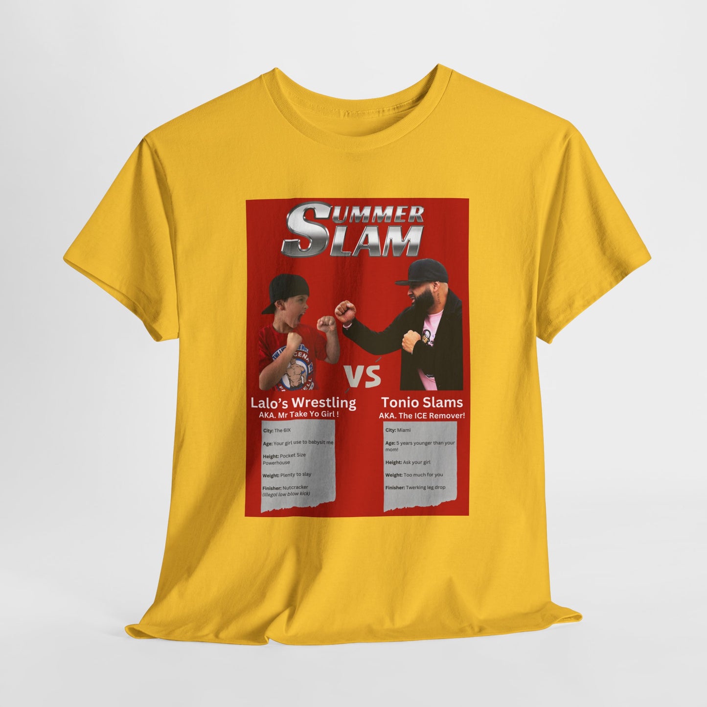 Lalo vs Tonio - Tale of the tape - T-Shirt